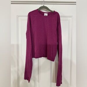Athleta Girl Shimmer L/S Top - NWOT